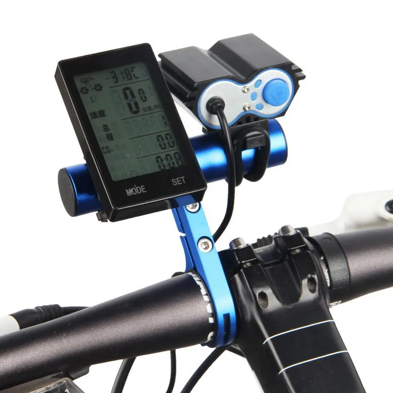 Best 10CM Bicycle Handlebar Extended Bracket Single Pole Handlebar Holder Aluminum Alloy MTB Handlebar Expander Speedometer Mount
