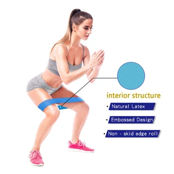 

Yoga Belt Non-Slip Resistance Bands Emulsion Training Pull Rope For Sports Pilates Expander Gum Gym Workout Equipments