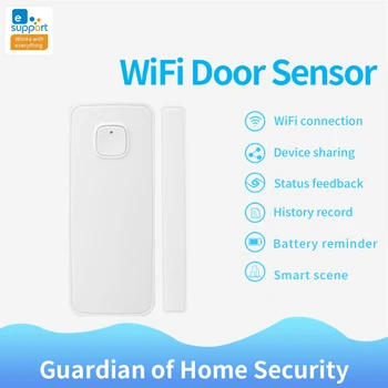 

eWeLink smart WiFi Door Magnet sensor switch window gate Open/Closed Detectors DIY smart scene with smart bulb curtain socket