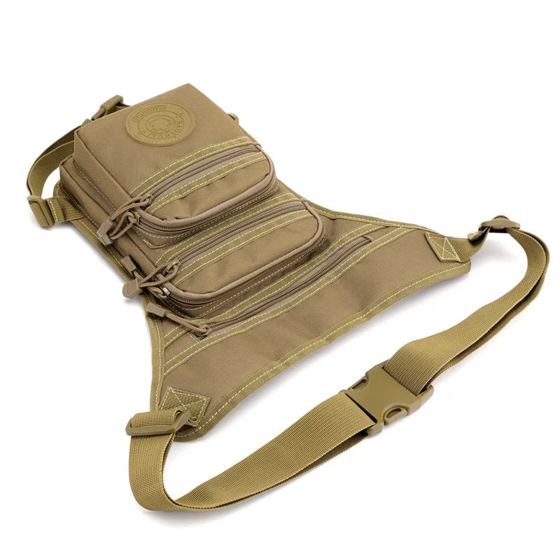 Weysfor Hip Thigh Fanny Pack Military Camouflage Motorcycle Rider Multi-Pockets Shoulder Bags High Quality Waist Leg Bag