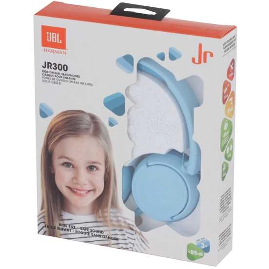 Наушники накладные JBL JR300 1м синий проводные