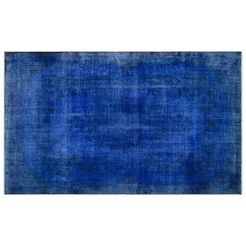 

Handmade Blue Vintage Overdyed Turkish Area Rug 168x281 Cm-5'6''X9'3''