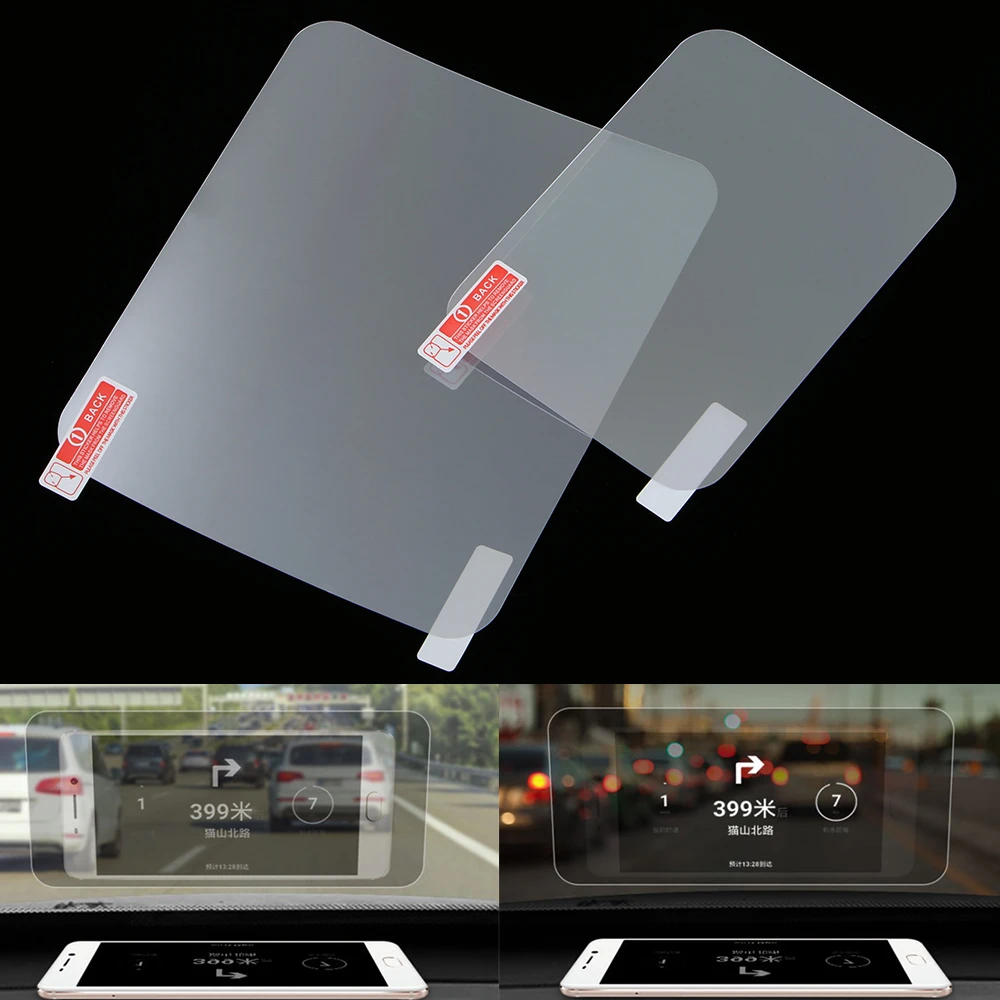 Auto Car Windshield Reflective Film For Head Up Display HUD Transparent Clear
