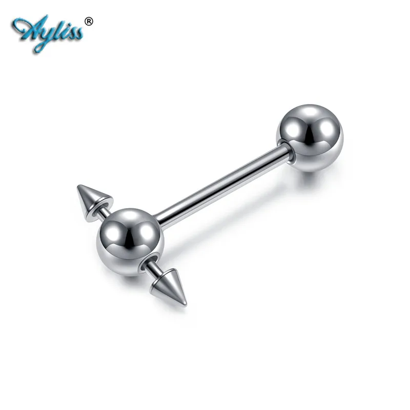 Ayliss модные ювелирные изделия для тела 2 шт. 14 г (1 6 мм)|stainless steel barbell|lip studtongue piercing |