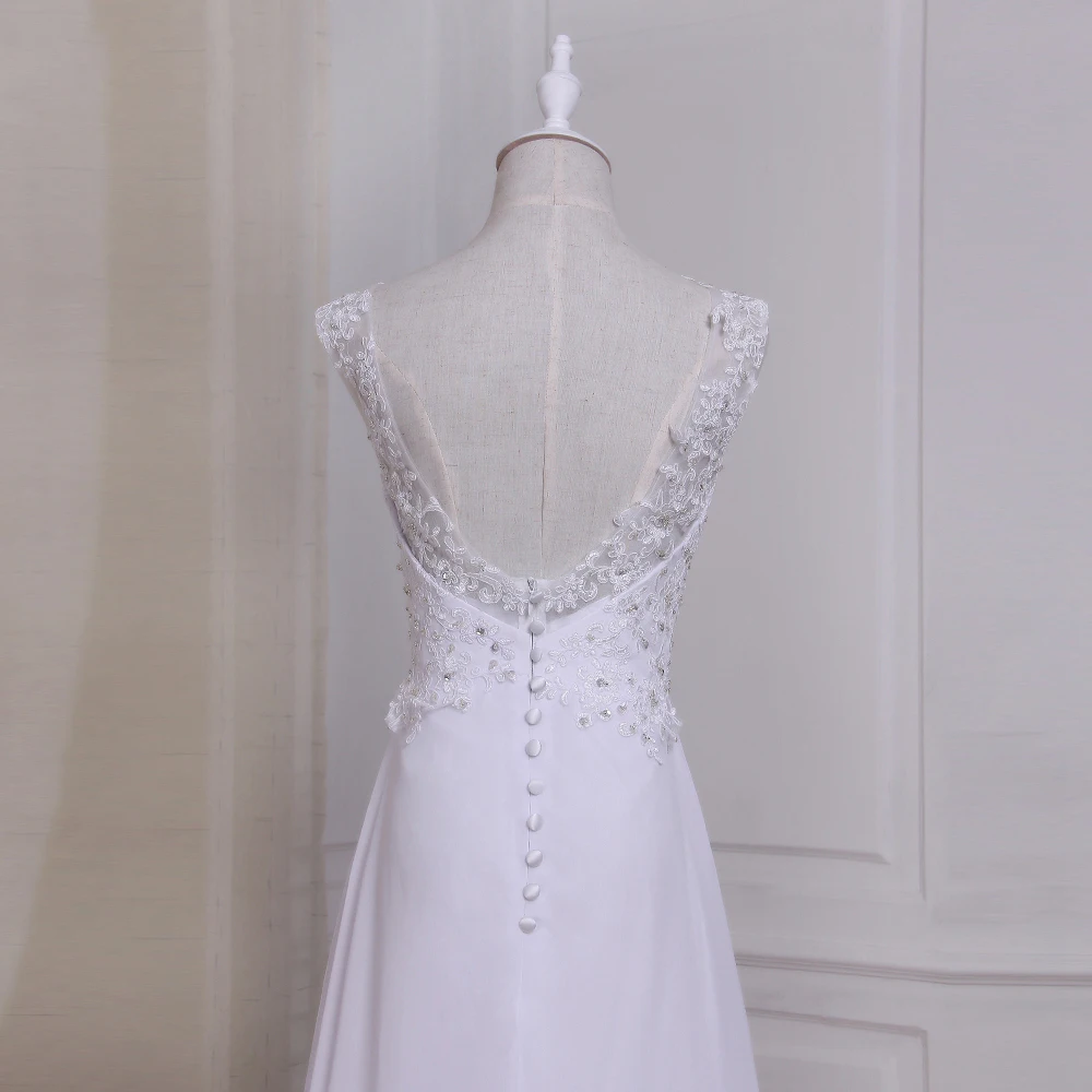 Dresses Beach Bride Chiffon Dress 5