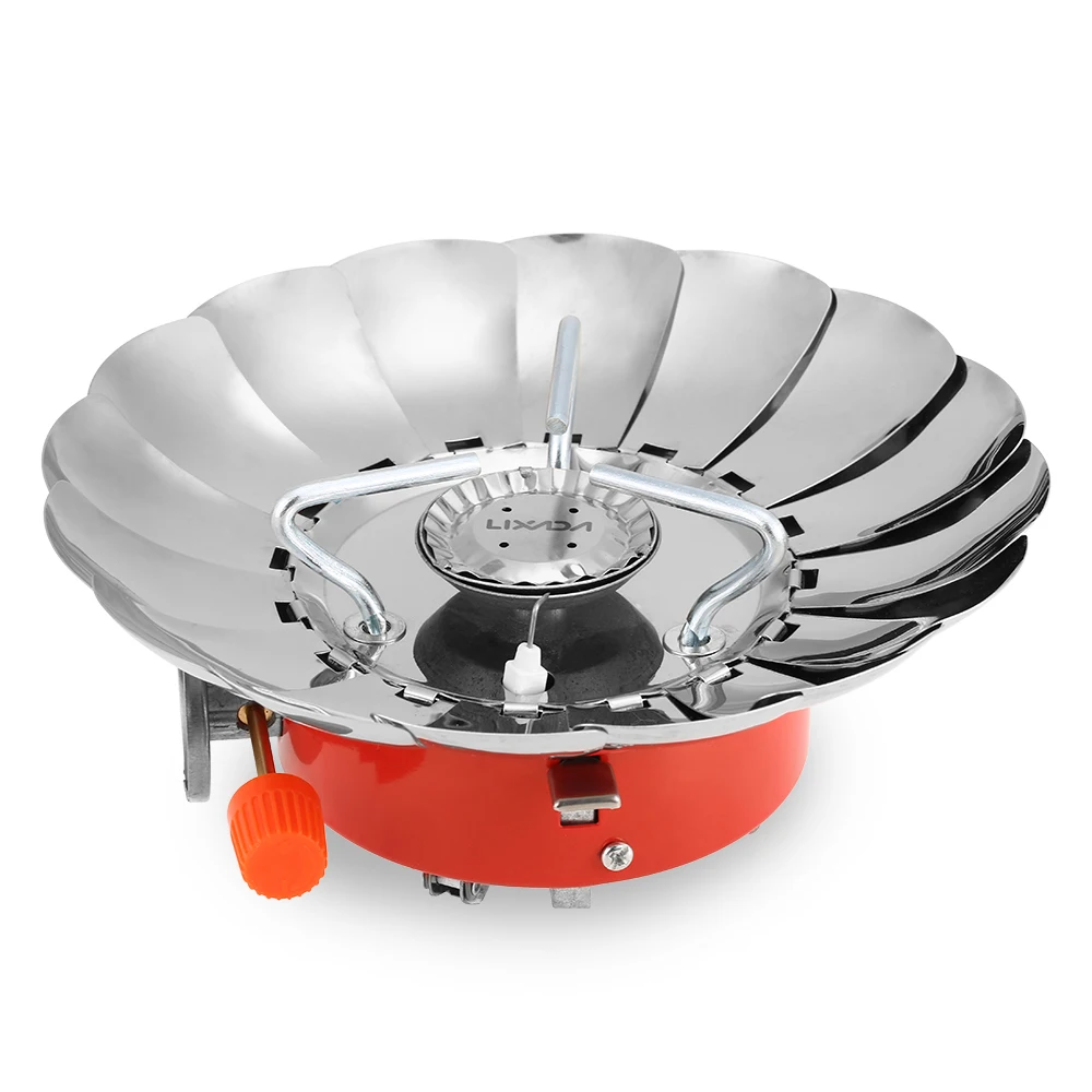 

Outdoor Folding Windproof Piezo Ignition Gas Stove Camping Backpacking Cooking Stove for Outdoor Camping Cooking 2800W
