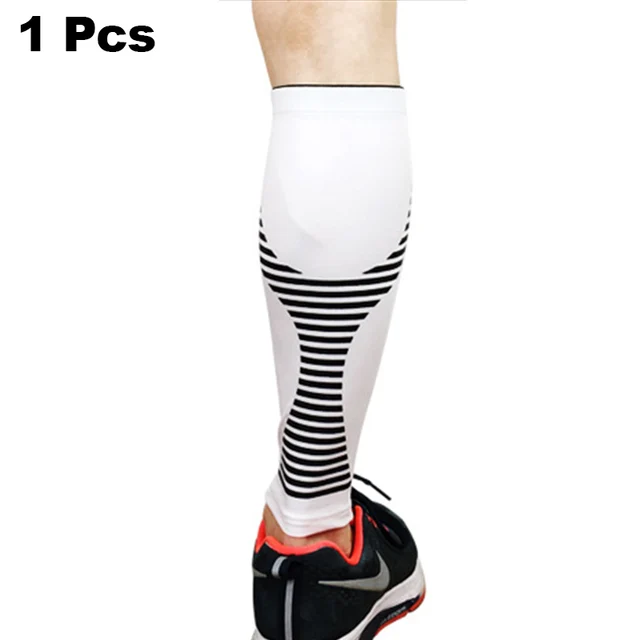 Travel Leg Warmers Compression Socks Protector Knee Support Leg Guard Sport Basketball Nature Hike Football Running Shin Protect White Leg Warmers