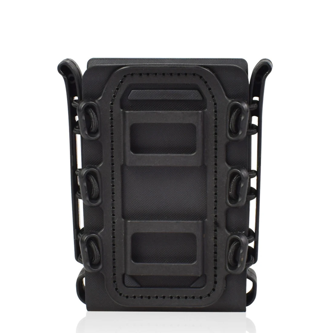 

5.56/7.62 Adjustable Magazine Box Fast Magazine Case Quick Release Mag Soft Shell Case - Black