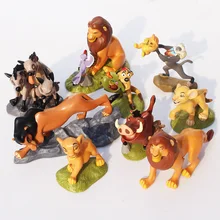 Король Лев ПВХ игрушки Simba Nala Тимон сараби модель мультфильм фильм животные куклы игрушки куклы для детей Подарки