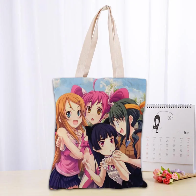 Складная сумка для покупок Ore No Imouto Ga Konna Ni Kawaii Wake Nai многоразовая Экологически