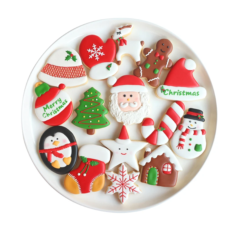 Нож для печенья в рождественском стиле металлическая форма кондитерские изделия