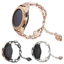 20 мм металлический браслет для часов для samsung Galaxy Watch Active/42 мм Женский подвесной ремешок для Garmin Vivoactive 3/3 Music