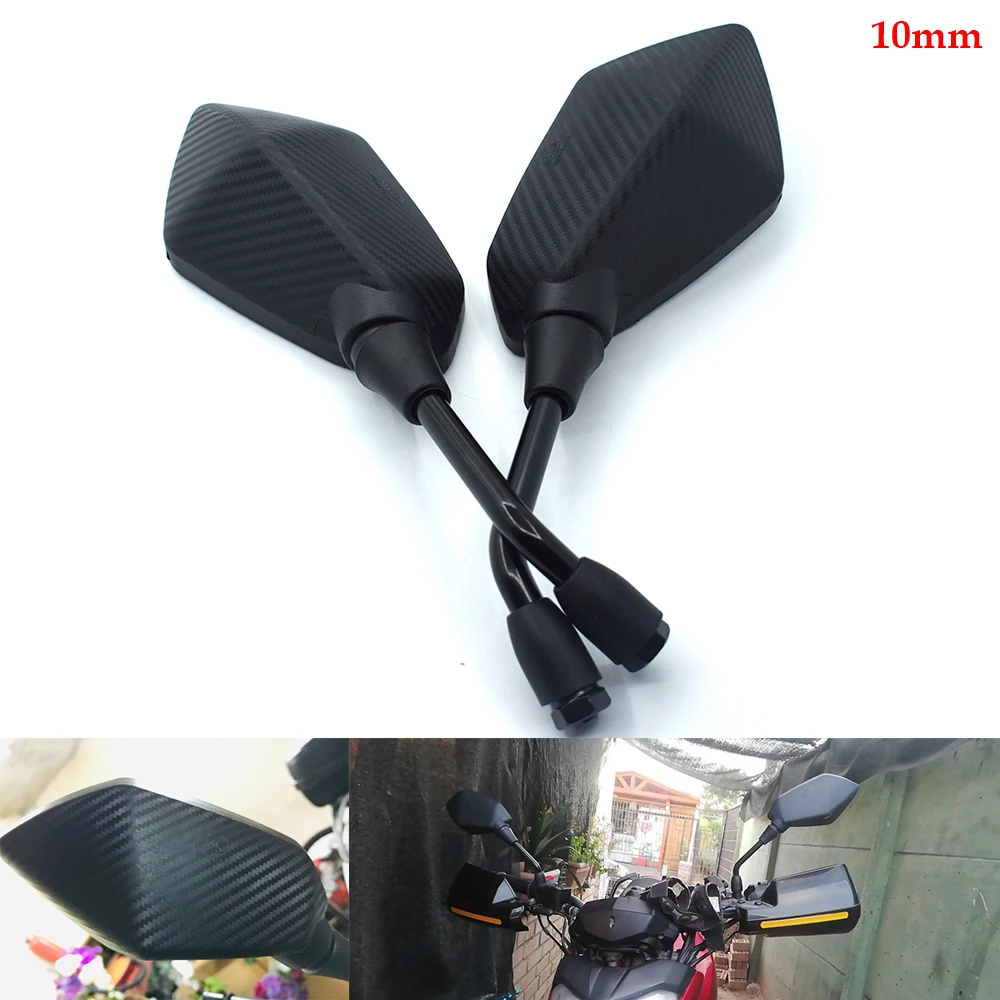 

Universal 10MM motorcycle rearview mirror side mirror sale large size glass For BMW K1600 K1300 K1200R K1200S R1200RT R1200ST R1