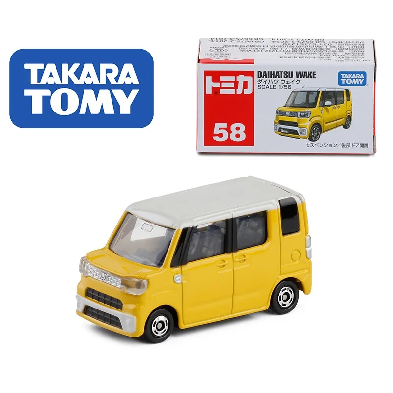 

TAKARA TOMY Tomica 1:56 Daihatsu Wake Yellow #58 Die-cast Model Car Toy Car boys toys