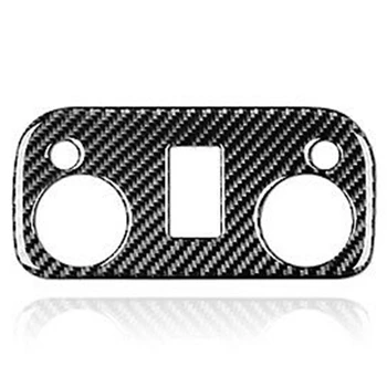 

Carbon Fiber Reading Light Control Panel Trim Auto Sticker Car Styling for Ford Mustang 2015-2019