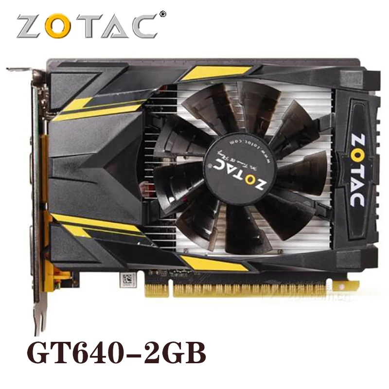 Tanie Oryginalna karta graficzna ZOTAC GeForce GT640 1GB 2GB 64Bit 128Bit