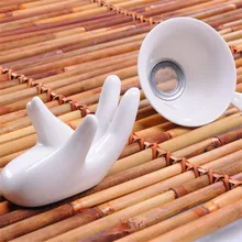 Японский чай ism аксессуары чайный стол белый фарфор рука Гуаньинь база для чайной церемонии Декор Чайный фильтр из нержавеющей стали чайные ситечки