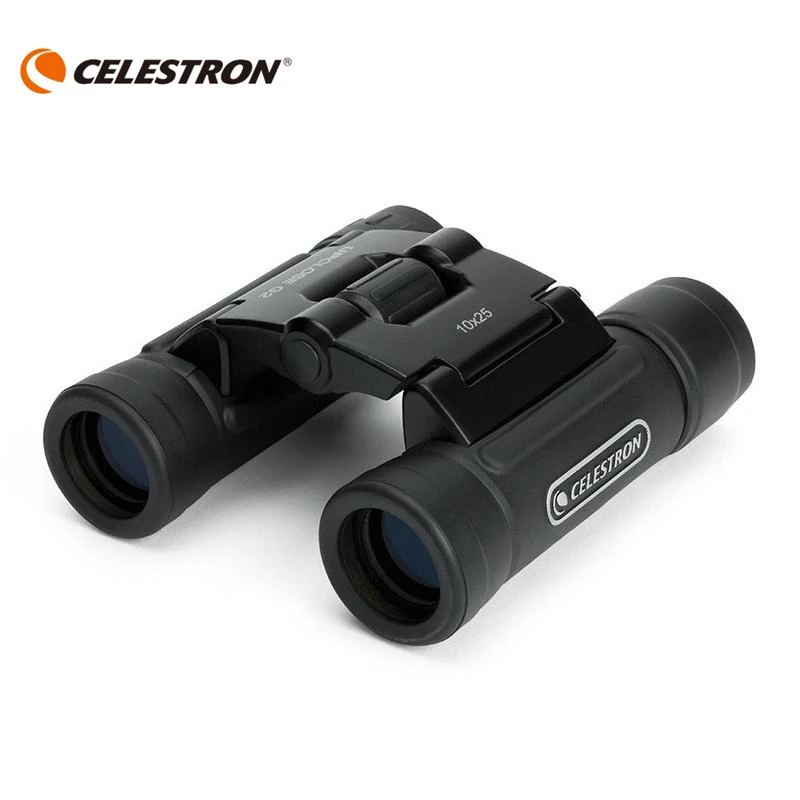 

Portable Celestron UpClose 10x25 Folding glasses binoculars Low Light Night Vision telescope zoom with bak4 prime not infrared