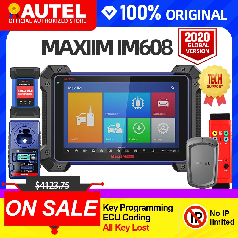 Autel MaxiIM IM608 obd2 сканер все ключи потерянный программист IMMO ключ Программирование