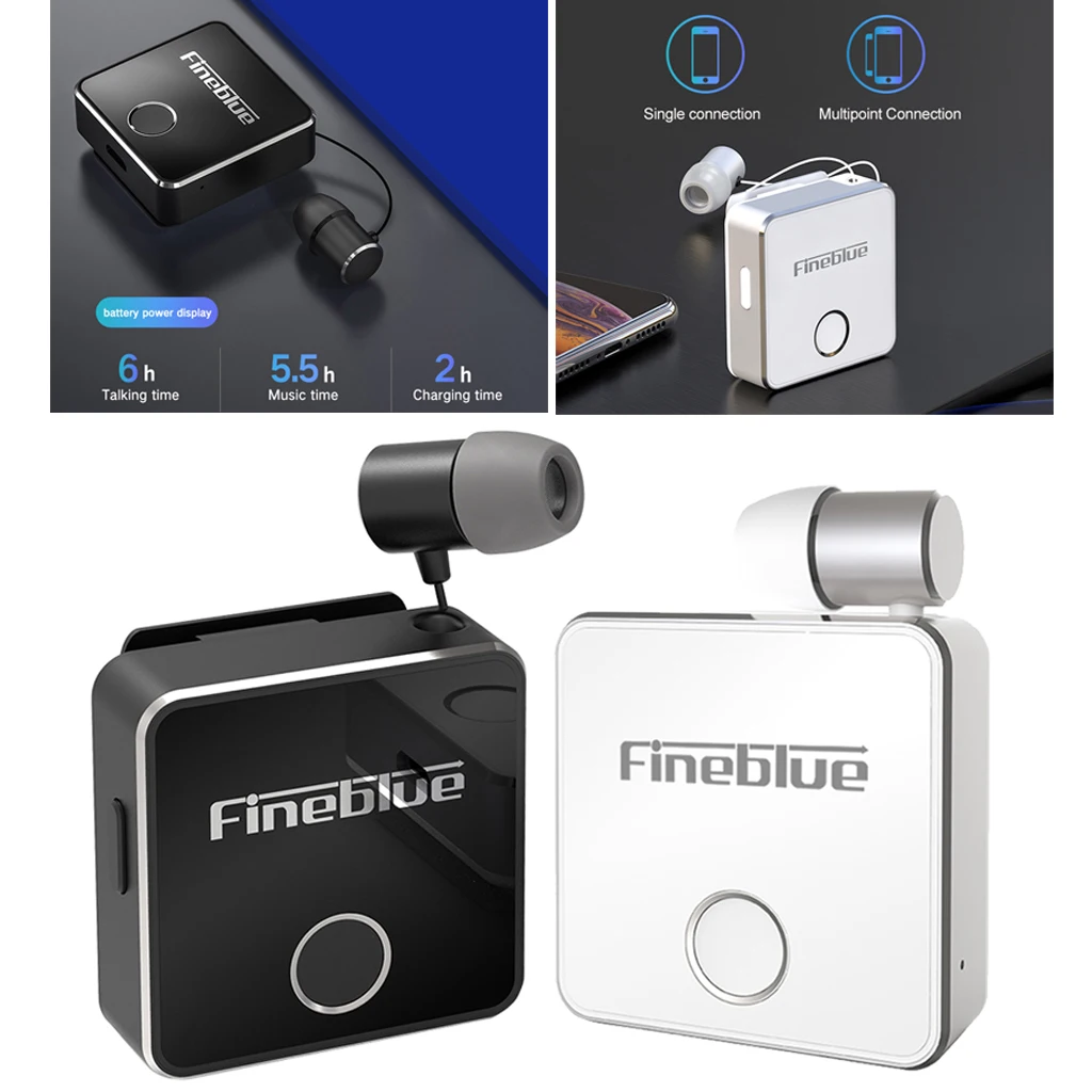 F1 Wireless Bluetooth BT 5.0 Headset Earphone Headphone vibrating Newest Arrival