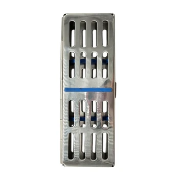 

1Pcs Dental S-Terilization Box Dental Cassette Disinfection Rack Tray Stainless Steel Box Dentistry Material Dentist Tool