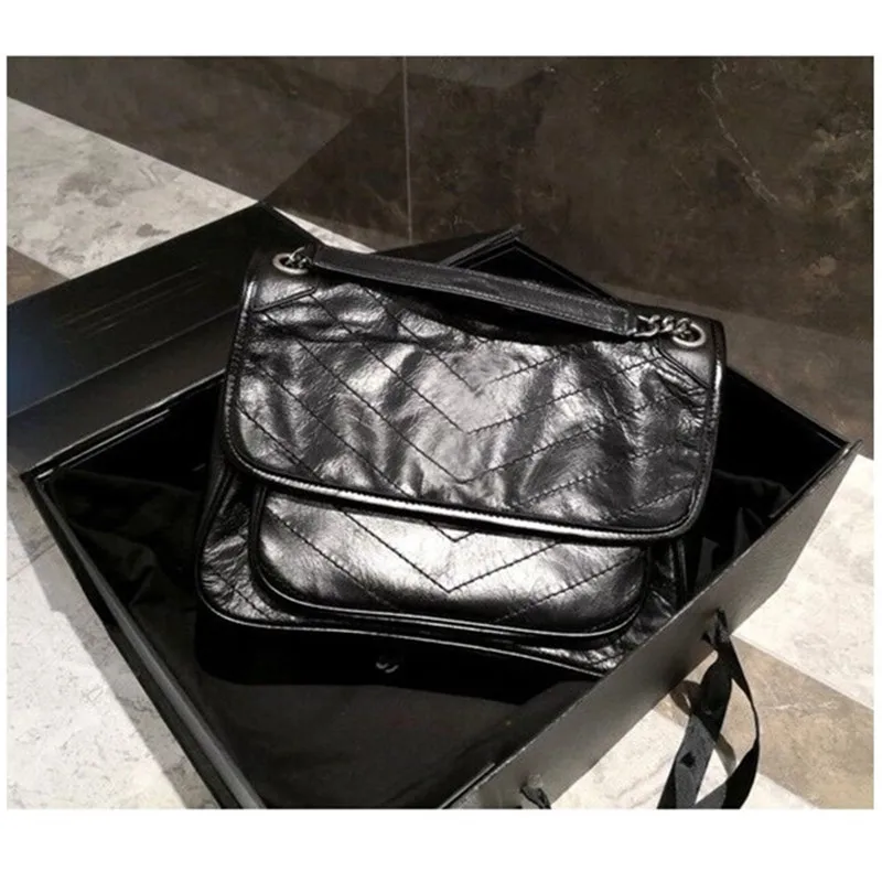 

2019Women Real Leather Fashion Wild Messenger Bag Shoulder Messenger Bag Retro Leather Handbag Pack Fashion Brand Design