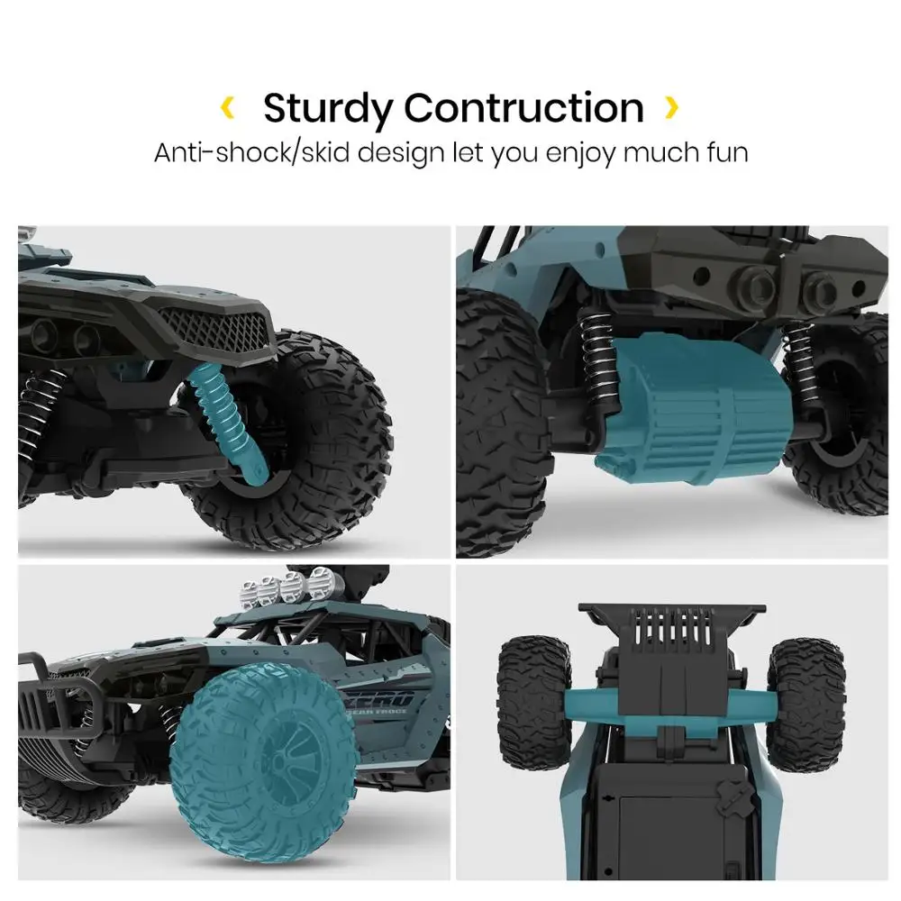 DEERC DE36W RC Car Drift Racing Truck Toy 720P камера Wi Fi FPV 1:16 большой пульт дистанционного