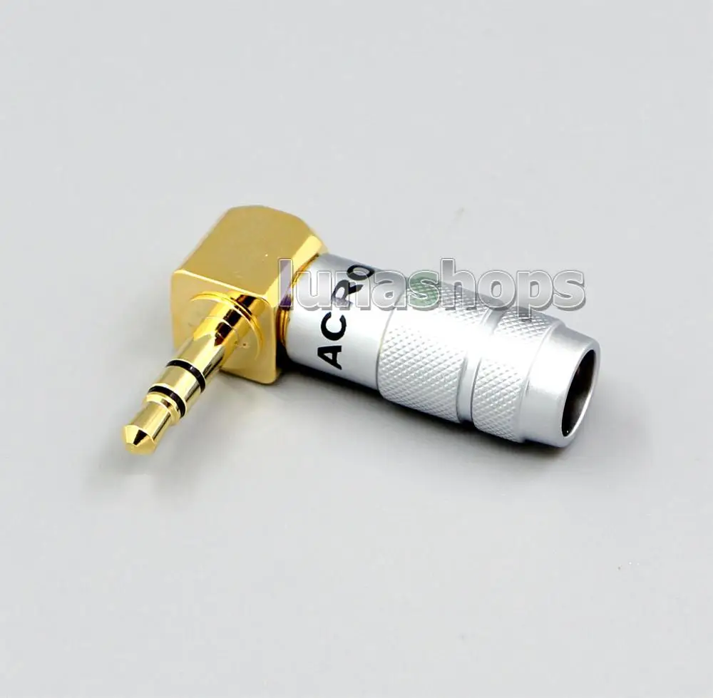 LN002795 ACROLINK FP-3.5L(G) 3,5 мм стерео штекер позолоченный 90 градусов адаптер для diy