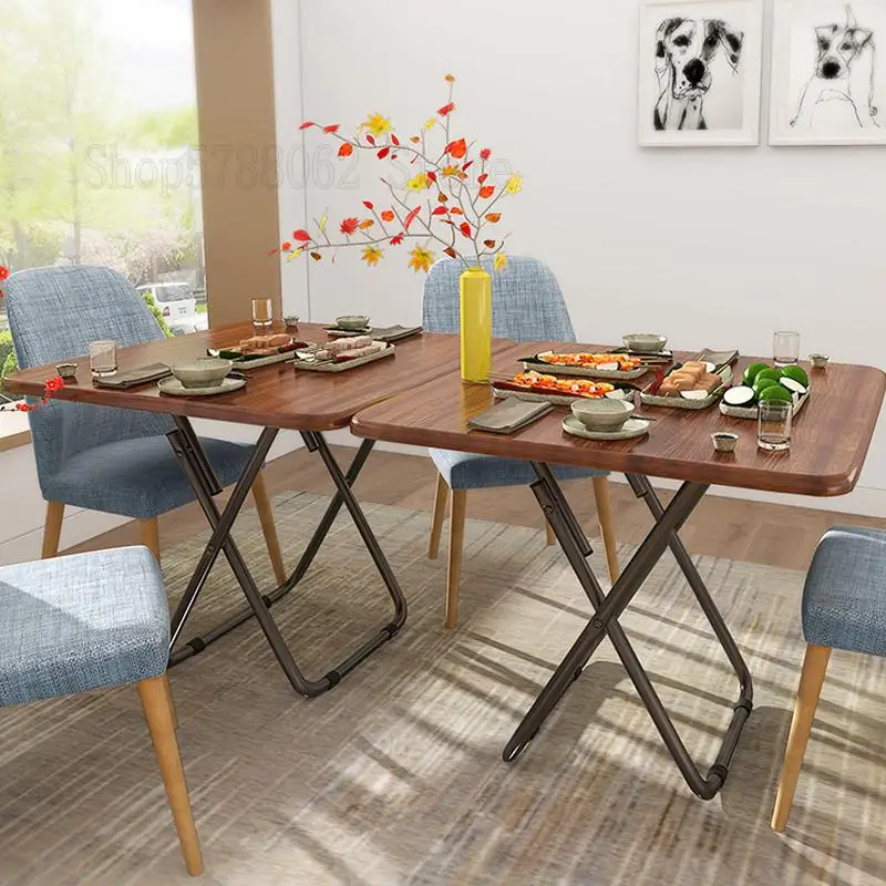 Fashion Dining Tables Folding table restaurant home eating portable |