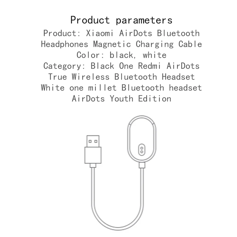 Новая зарядка через usb подставка с зарядным устройством для Xiaomi Airdots Молодежная версия/Redmi Airdots зарядное устройство для наушников зарядный кабель