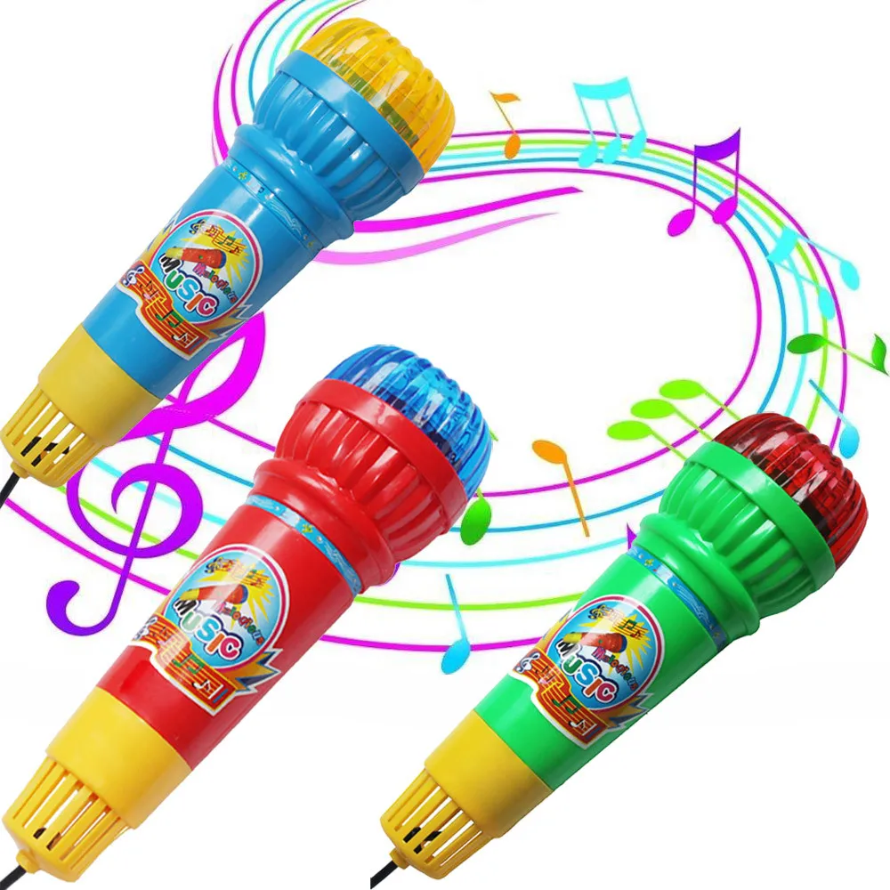 Игрушки для детей эхо микрофон голосовой смены игрушка подарок на день рождения