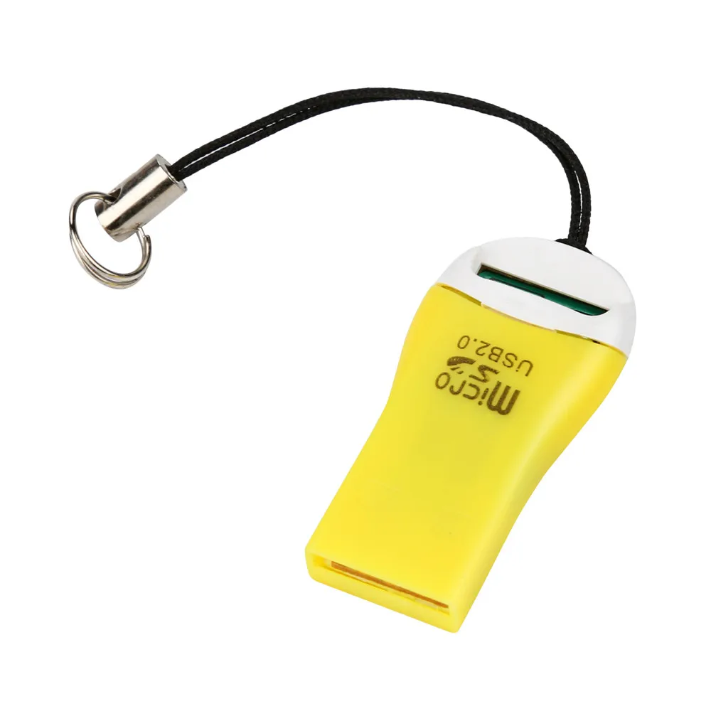Micro кард-ридер USB 2,0 Micro SD SDHC TF флэш-карта памяти Мини Высокоскоростной адаптер передачи данных для ноутбука