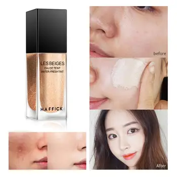 

2 Colors Bubble Water Liquid Foundation Moisturizing Lasting Oil Control Concealer New Makeup BB Foundation Primer TSLM2