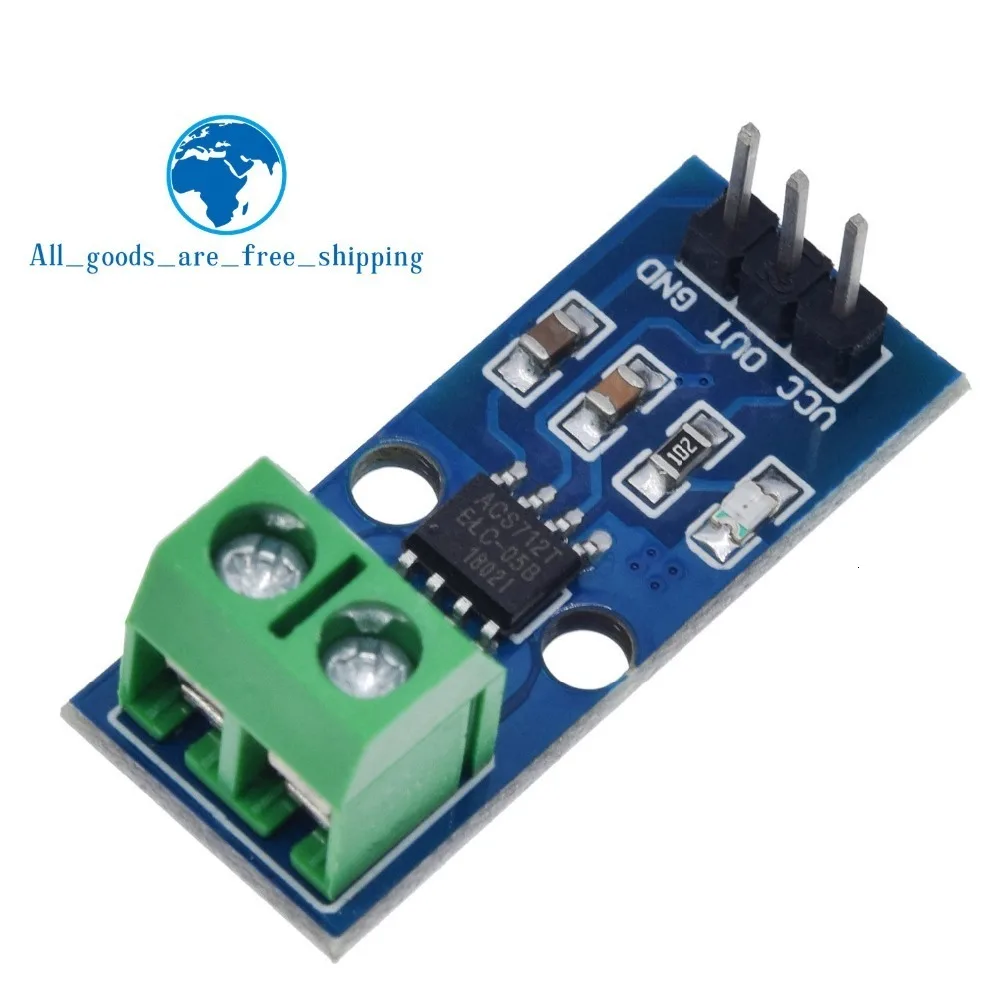 TZT Лидер продаж ACS712 5A 20A 30A диапазон зал Текущий сенсор модуль ACS712 модуль для Arduino 5A 20A 30A