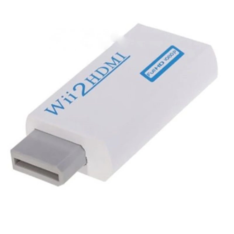 Для wii к HDMI конвертер адаптер FullHD 1080P wii к HDMI wii 2HDMI конвертер 3,5 мм аудио для ПК HDTV монитор дисплей