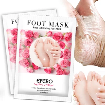 

EFERO 1pair= 2PCS Feet Mask Exfoliating Foot Mask Pedicure detox pads Foot Spa Remove Dead Skin Cuticles Remove Foot Care TSLM1