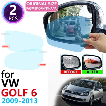 

for Volkswagen VW Golf 6 MK6 5K 2009~2013 Full Cover Rearview Mirror Rainproof Anti Fog Film Accessories 2010 2011 2012