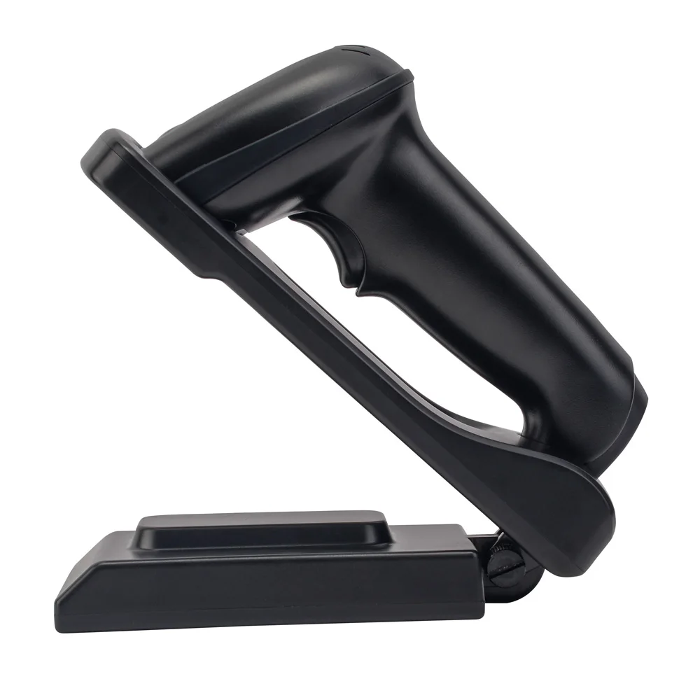 Leitor sem Fio do Código de Barras do Varredor 2.4g Bluetooth com Carregador 1d 2d qr Pdf417 da Base do Suporte para o Terminal da Posição do Inventário - Imagem 3