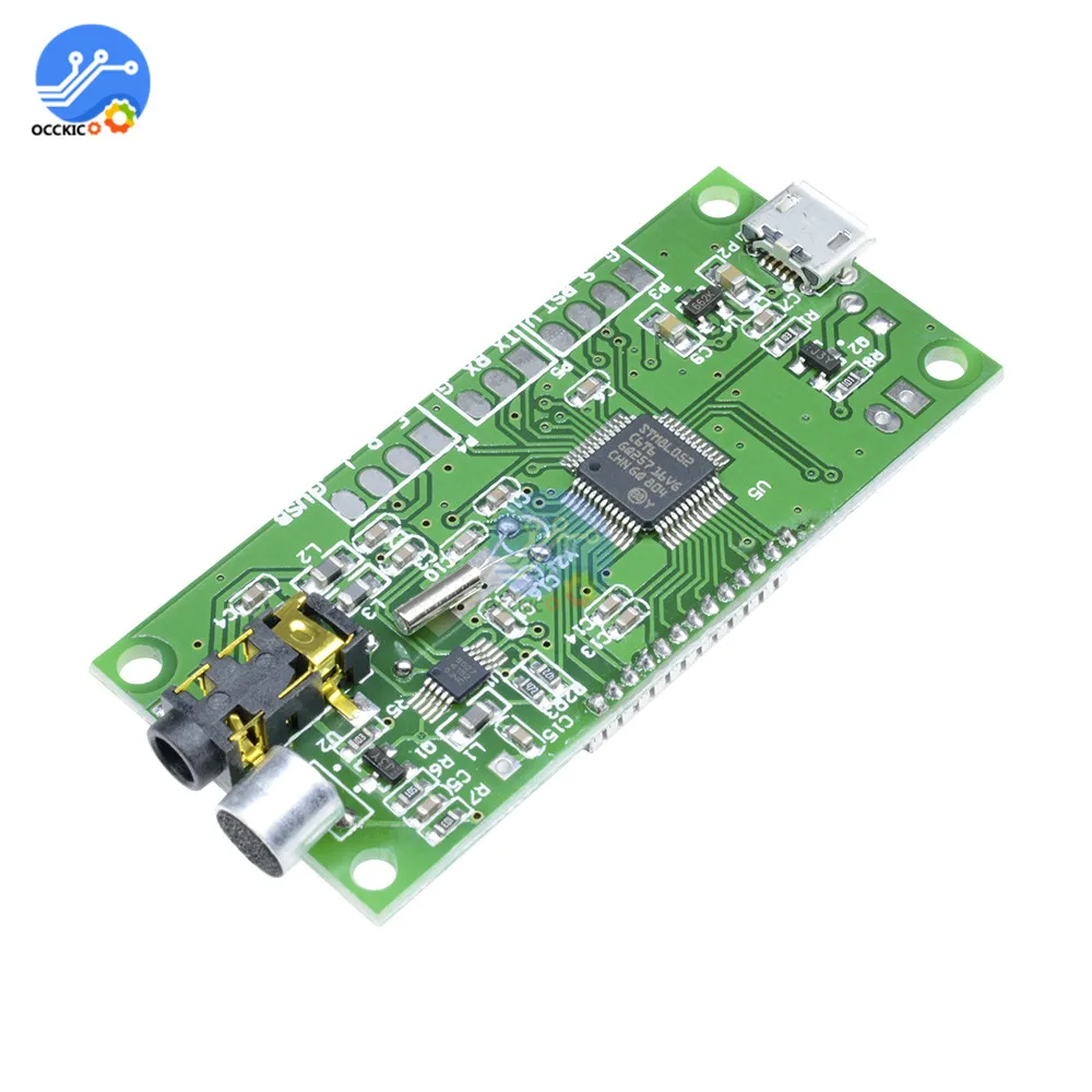 DSP & PLL 87 108MHz LCD цифровой беспроводной микрофон стерео аудио FM приемник модуль|module