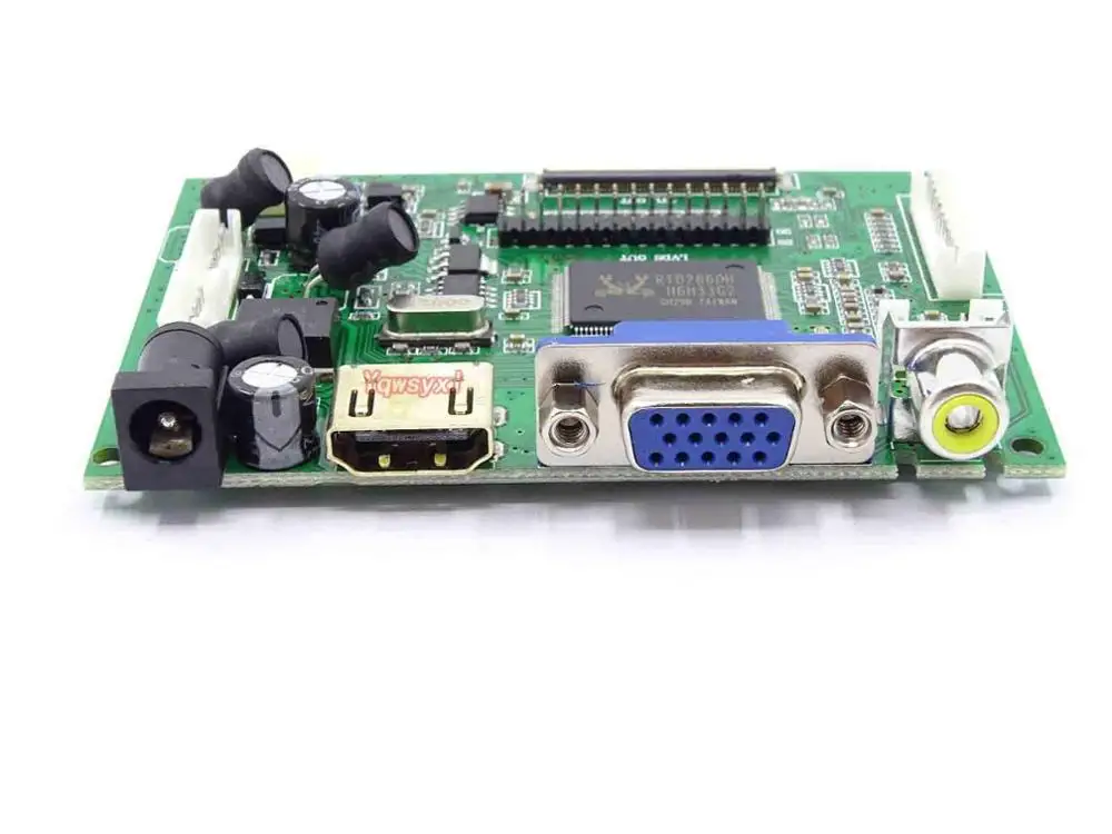 Yqwsyxl HDMI+ VGA 2AV ЖК-плата контроллера для 15,6 дюймов N156B3 B156XW01 1366x768 ЖК-экран дисплей VS-TY2662-V1