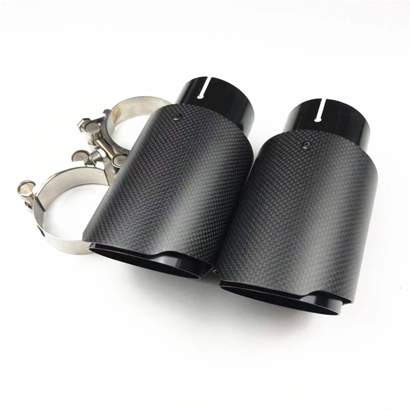 

One Piece Exhausts Tips Carbon Fiber Escape Motorcycle Exhaust End Pipes for Car Universal Exhaust Tips