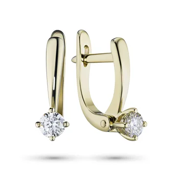 

Earrings made of yellow gold with diamond e0301sg02163900