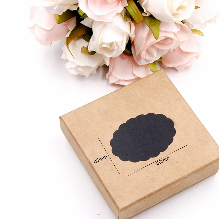 400pcs/lot Cute Cloud lace DIY Multi-function Adhesive Kraft Seal Label Sticker For Gift Cake Baking