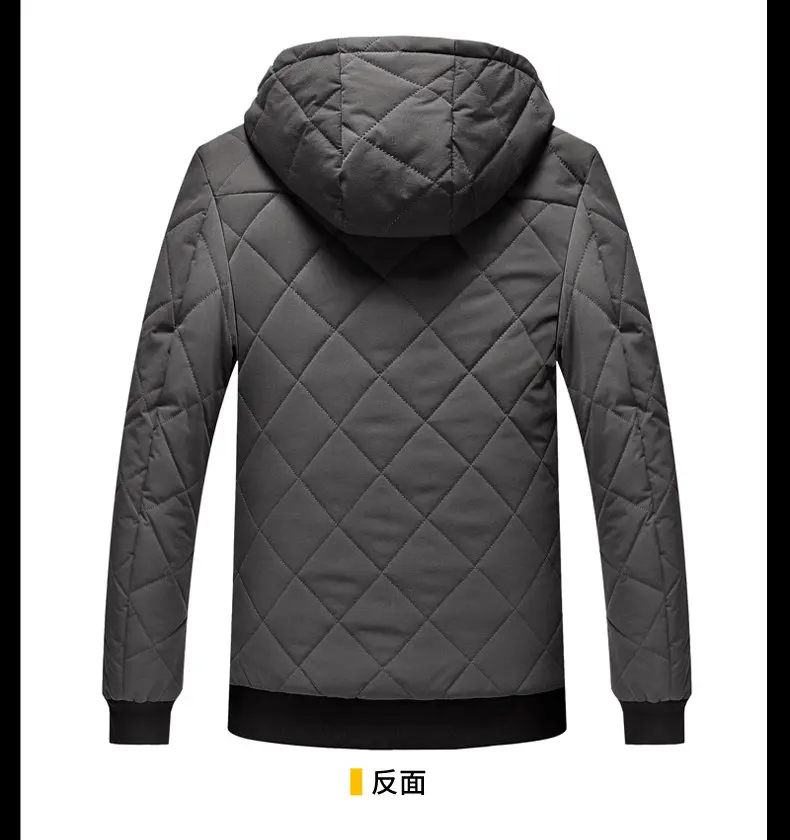 2019 Winter Fleece Warm Jacket Coats Men Hooded Male Coat Jackets Parka Thick Thermal Quality Outerwears New Year Gift Clothing 8