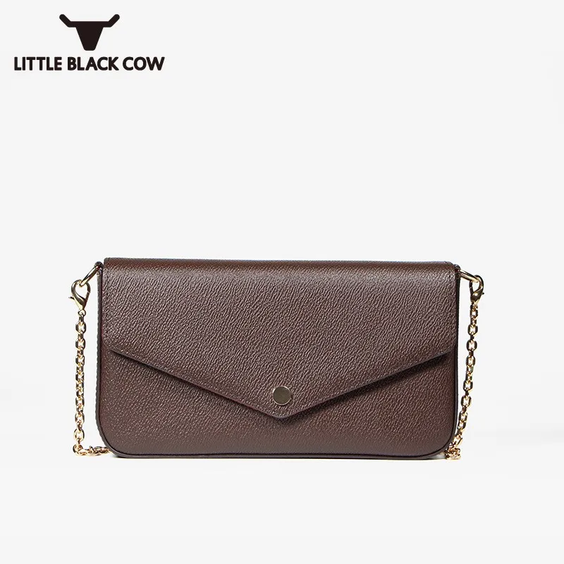 

Famous Brand Chains Bags Women 2019 OL Style High Quality Leather Crossbody Shoulder Bag Luxury Office Party Wedding Small Bags