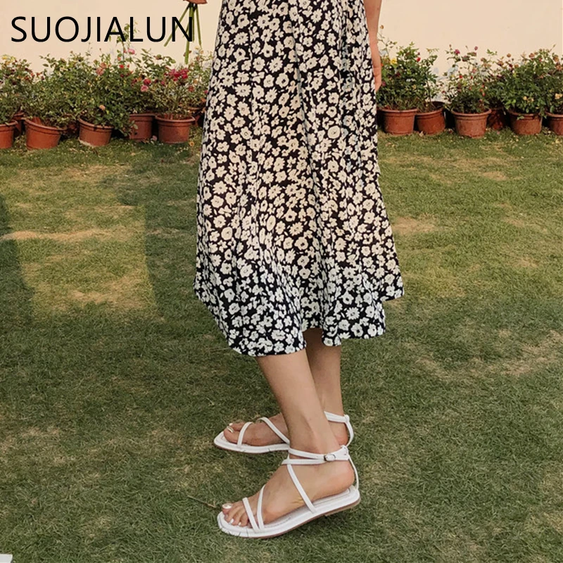 Women Sandals Flat Heel Narrow Band Back Strap Summer Gladiator Shoes Ladies Casual Slides women sandals women flats comfortable sandals