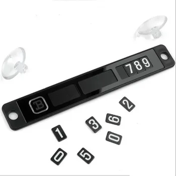 

Onever Car Styling Magnetic Temporary Parking Card Telephone Number Plate Car Sticker with Phone Number Sheet car