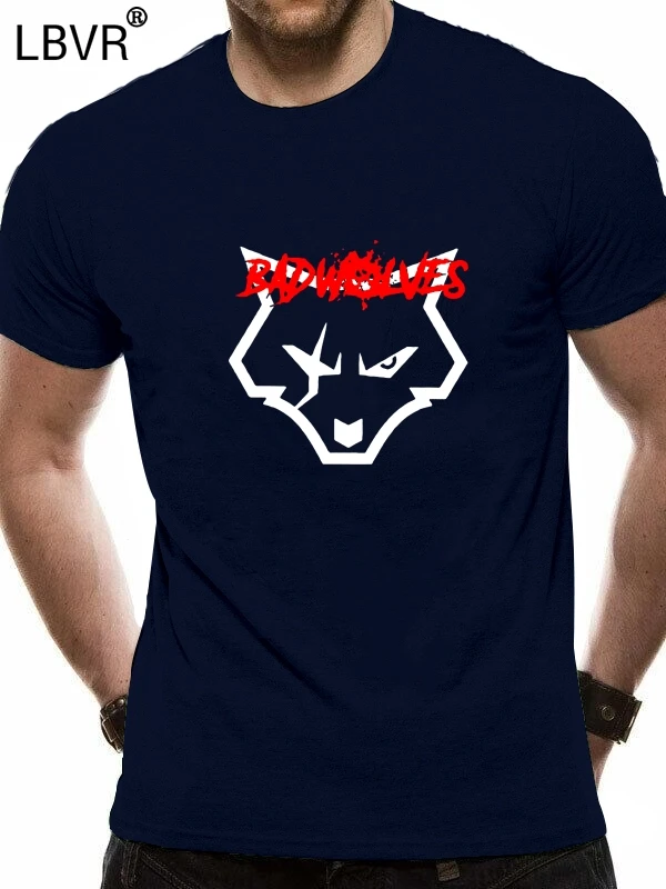 Новая футболка с логотипом BAD WOLVES Heavy Metal Band S-5XL 20th 30th 40th 50th Birthday | Мужская одежда