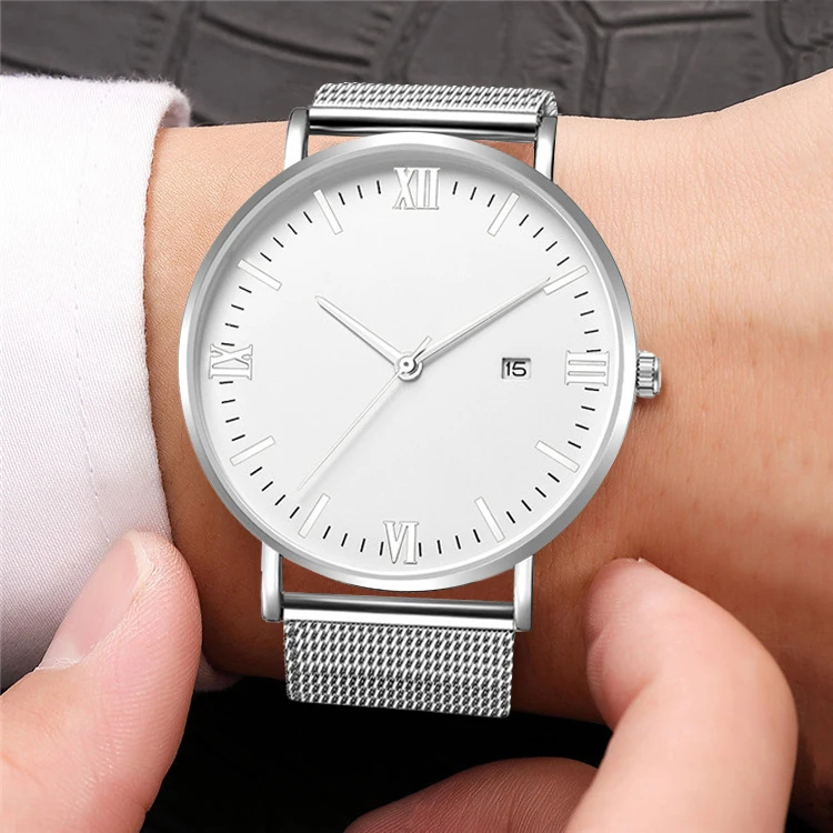 

New 2019 Wrist Watch Women Watches Ladies Dress tainless Steel Wrist Watch For Women Clock Female Wristwatch Hours With Calendar