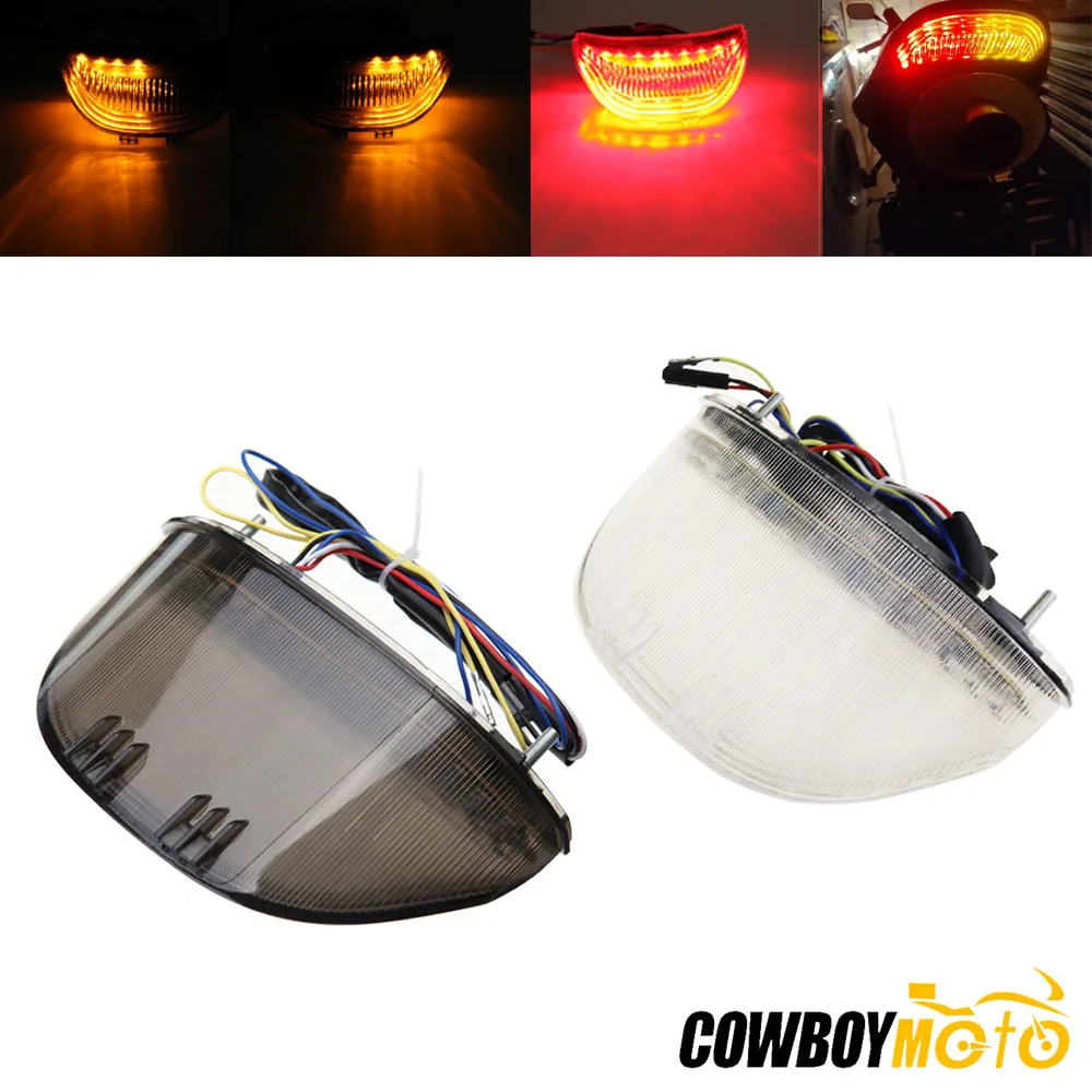 Integrated LED TailLight Turn Signals For Honda CBR600RR 2003-2006 CBR1000RR 2004-2007 Smoke Generic